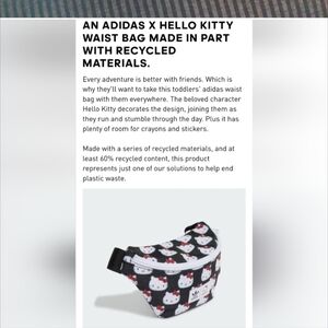 Adidas Hello Kitty Red Waist Bag
